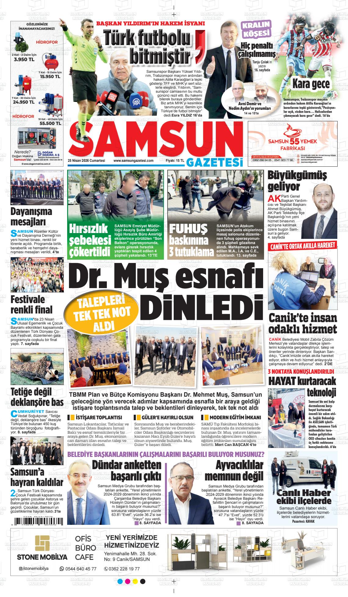 Samsun Ekip 25.04.2026