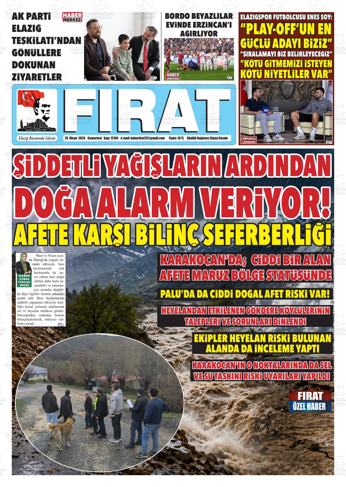 Elazig Firatgazetesi 25.04.2026