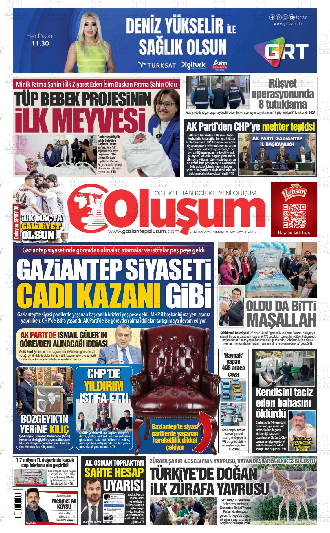 Gaziantep Olusum 25.04.2026