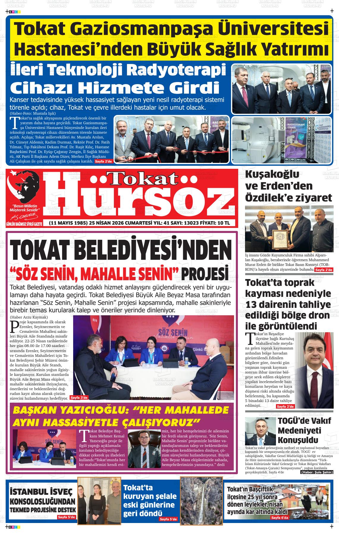 Tokat Hursoz 25.04.2026