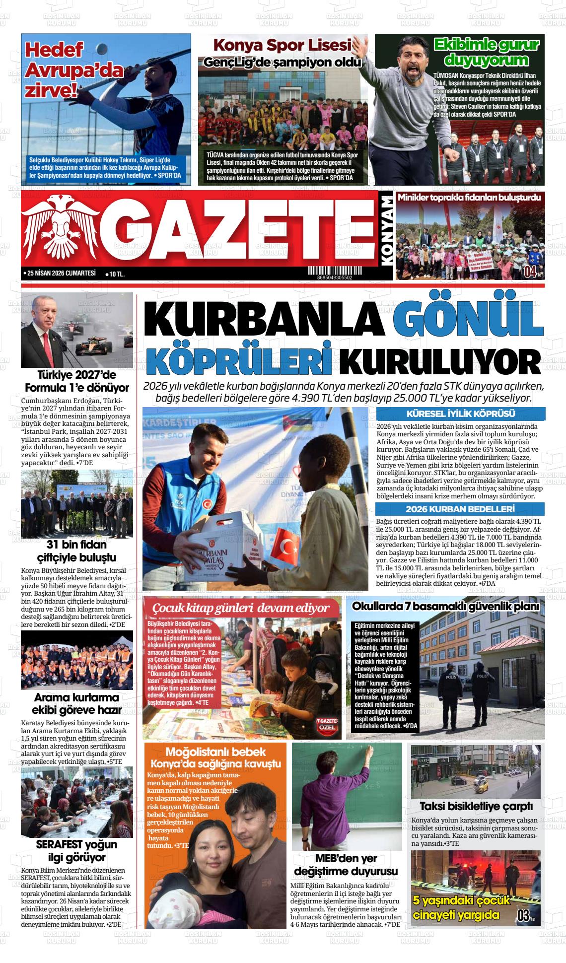 Konya Yenigun 25.04.2026