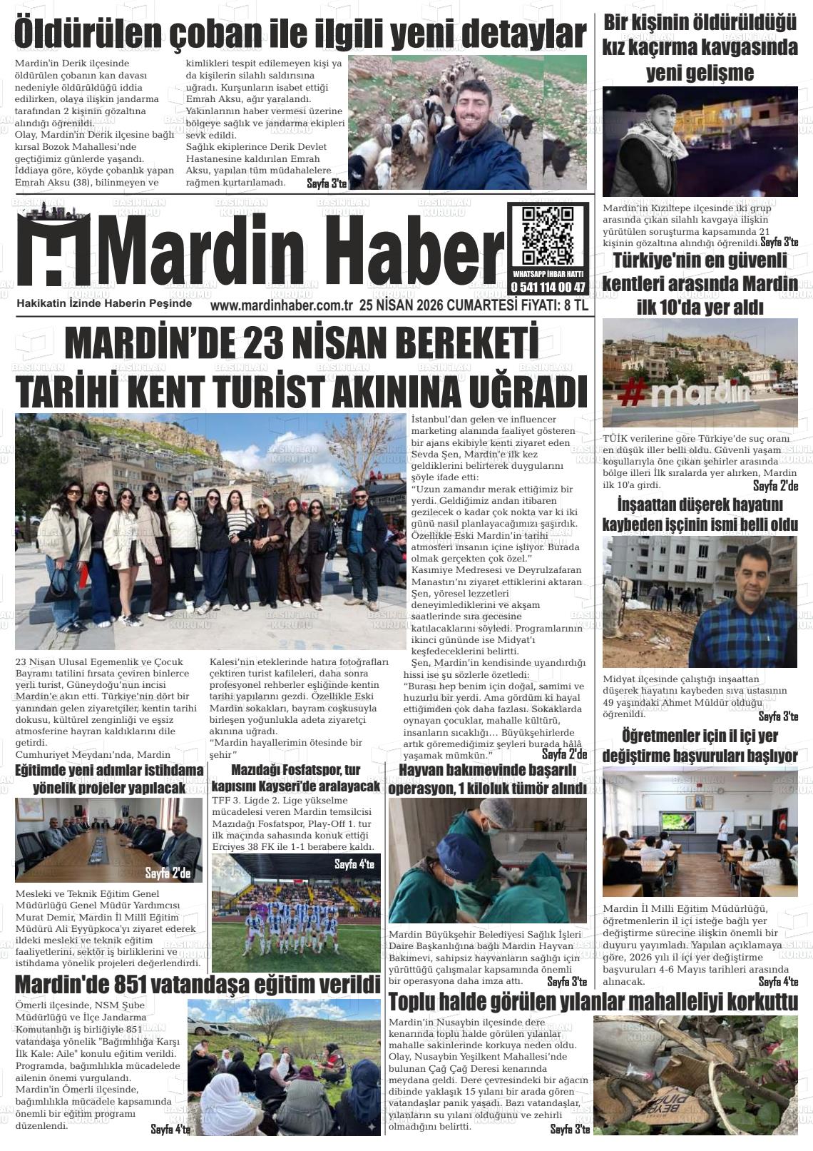 Mardin Haber 25.04.2026