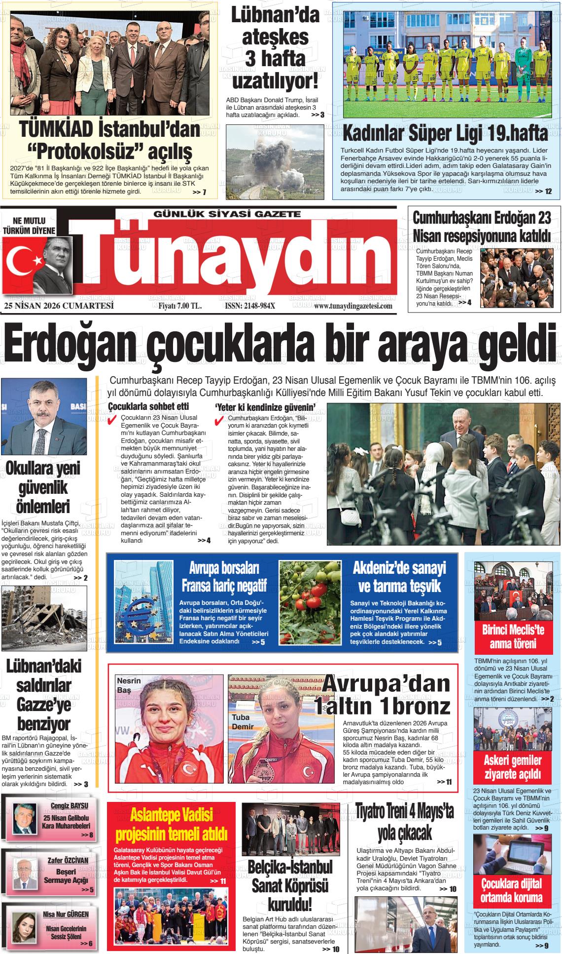 Istanbul Tunaydin 25.04.2026