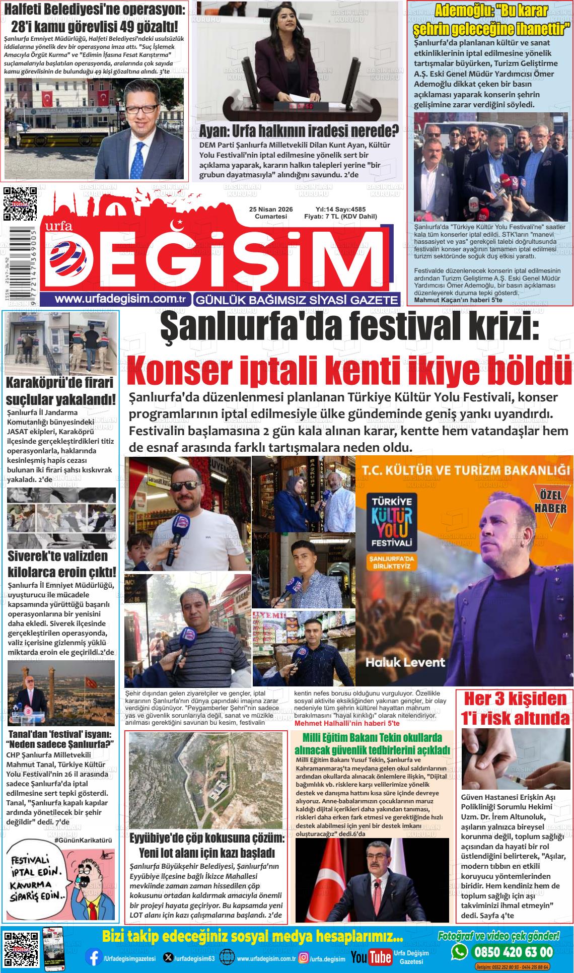Sanliurfa Urfastar 25.04.2026