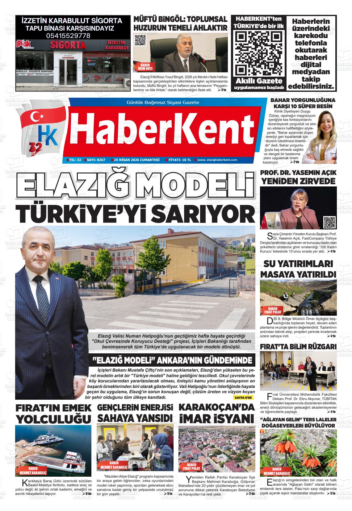 Elazig Yenicag 25.04.2026