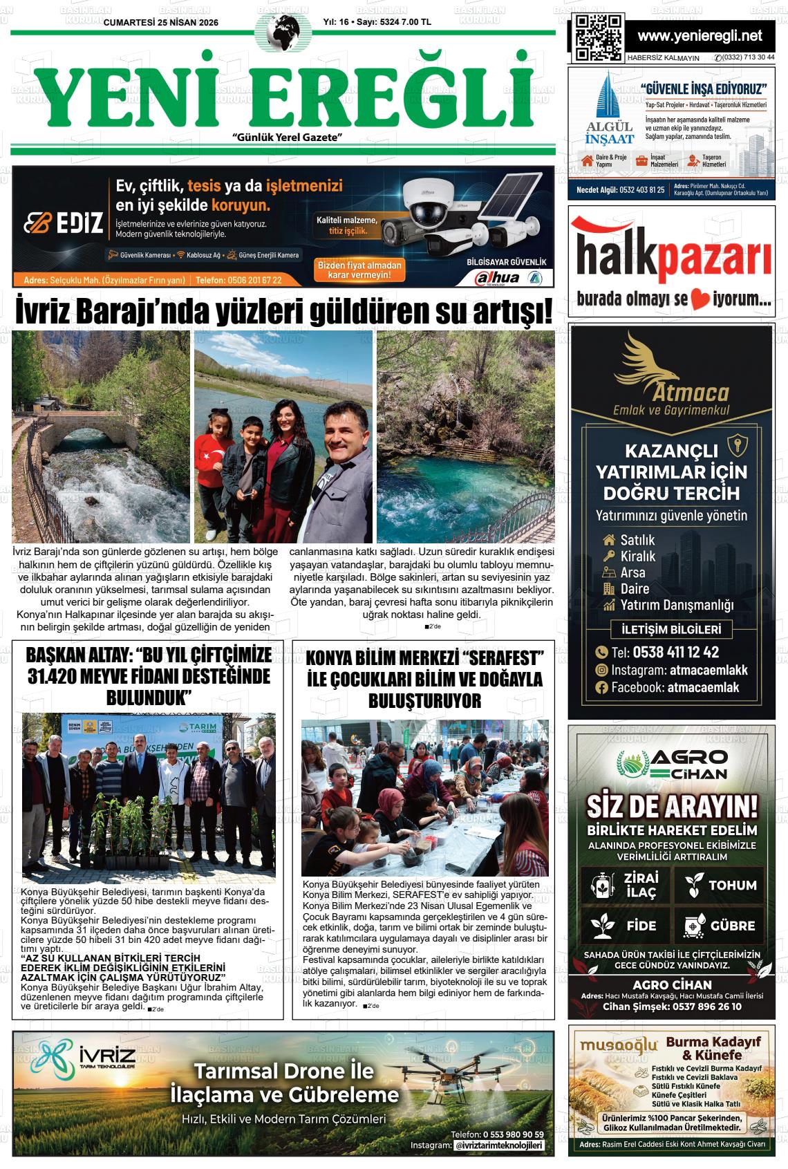 Konya Yenieregli 25.04.2026