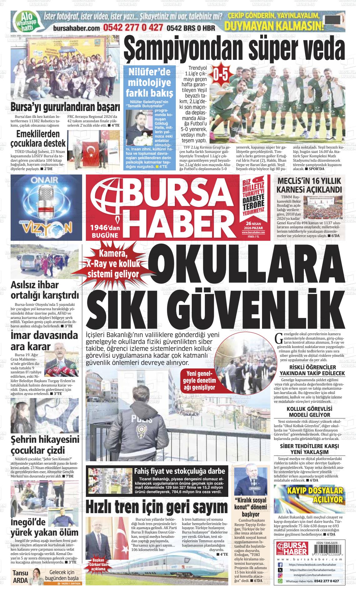 Bursa Haber 26.04.2026