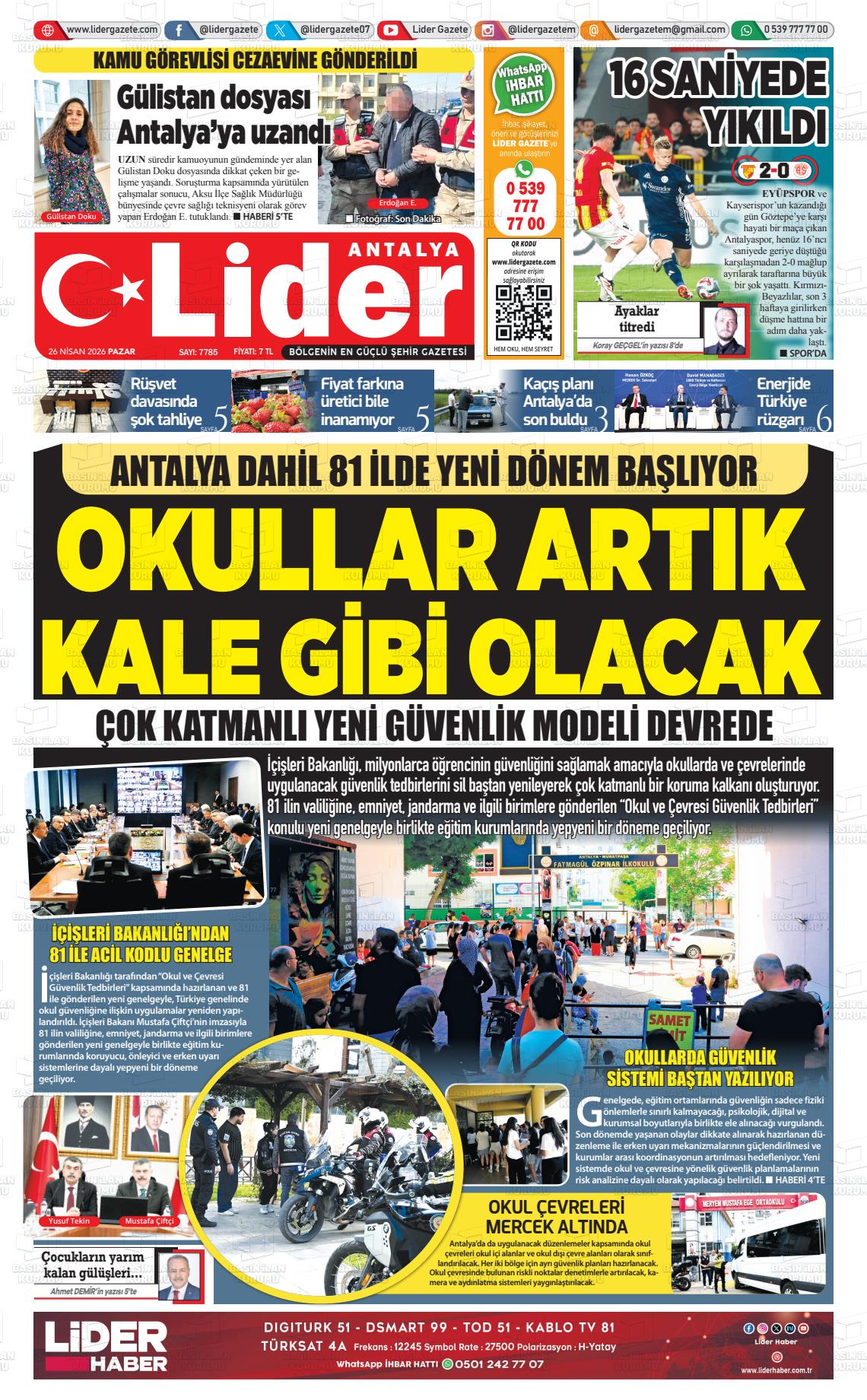 Antalya Gazetebir 26.04.2026
