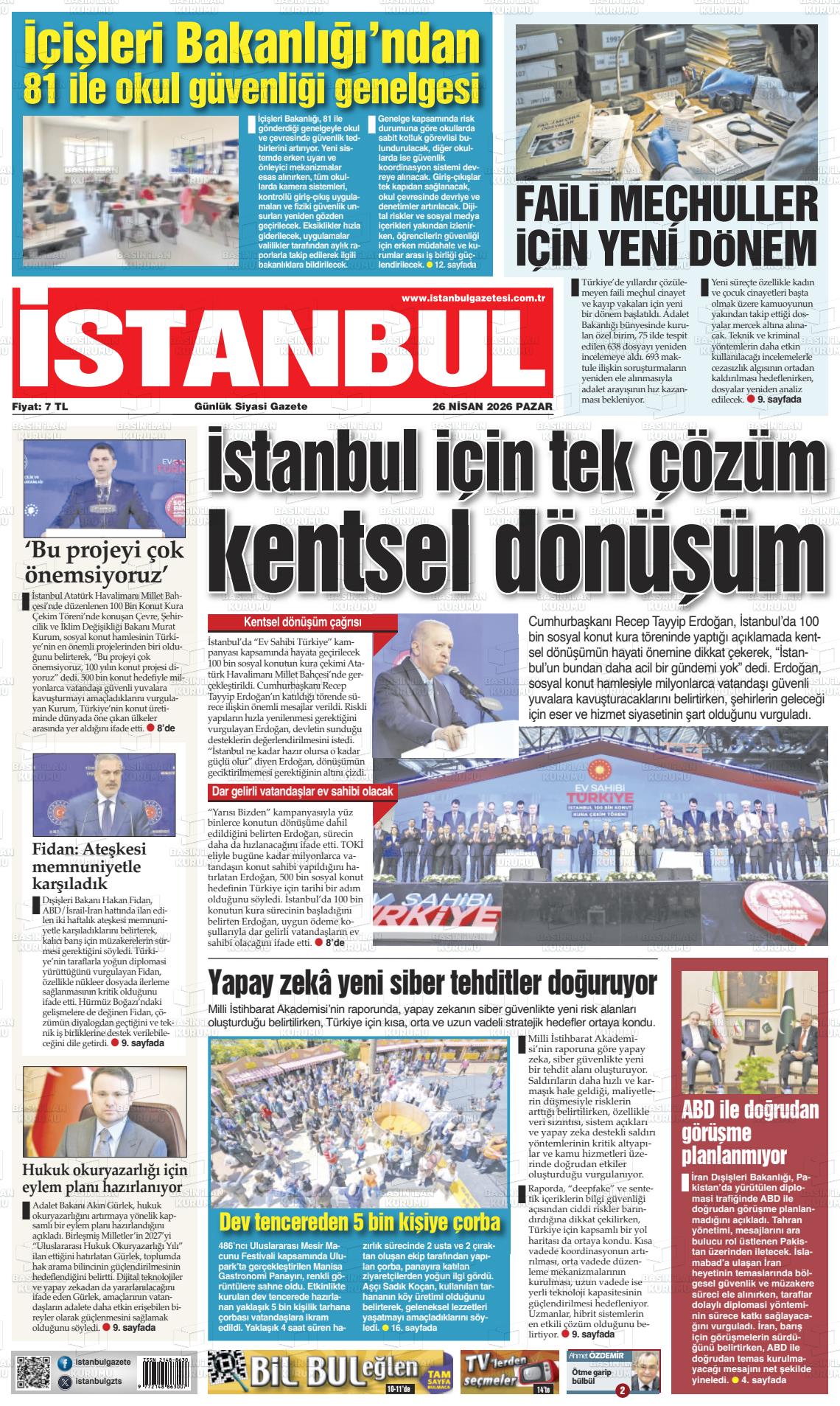 Istanbul 26.04.2026