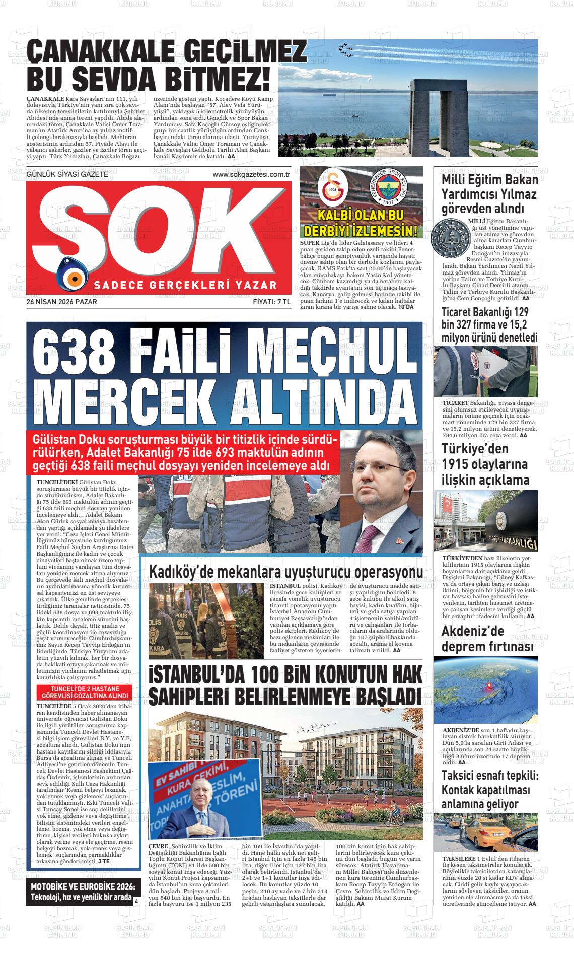 Istanbul Sok 26.04.2026