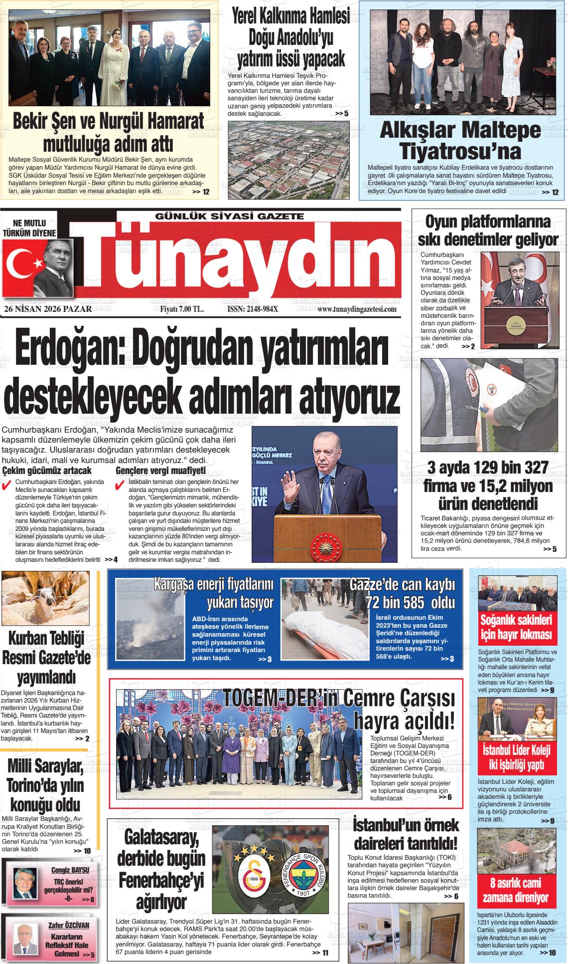Istanbul Tunaydin 26.04.2026