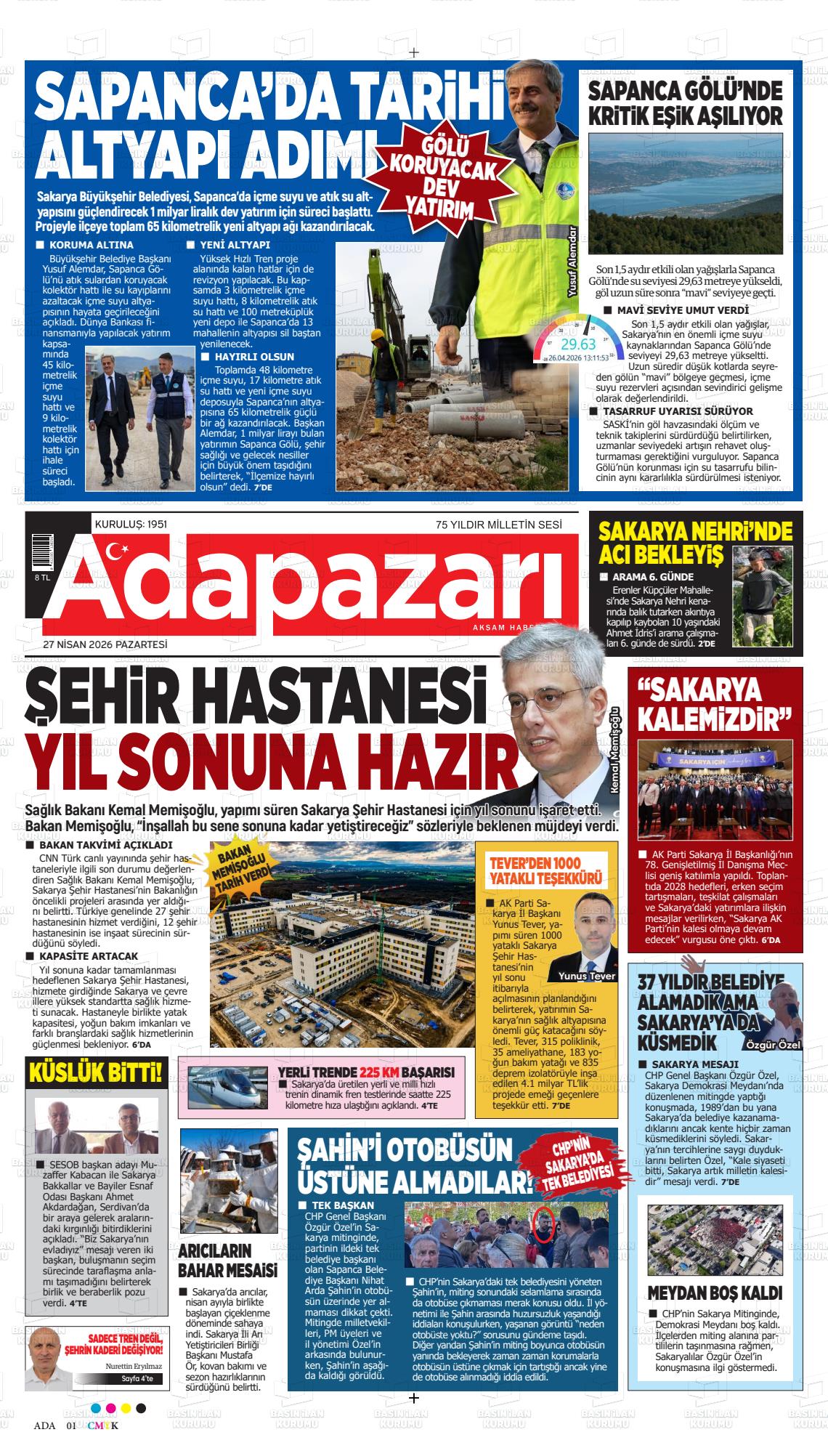 Sakarya Adapazariaksamhaberleri 27.04.2026