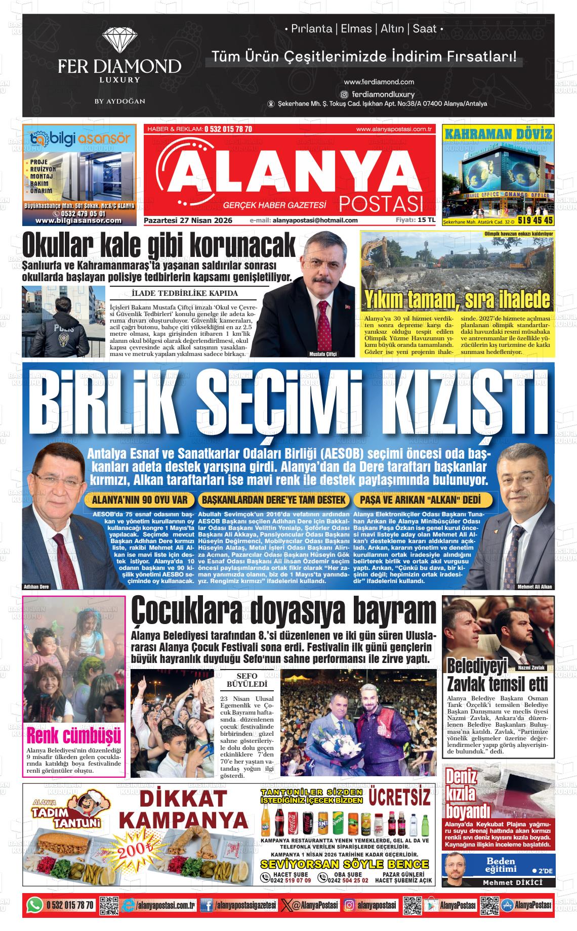 Antalya Alanyapostasi 27.04.2026