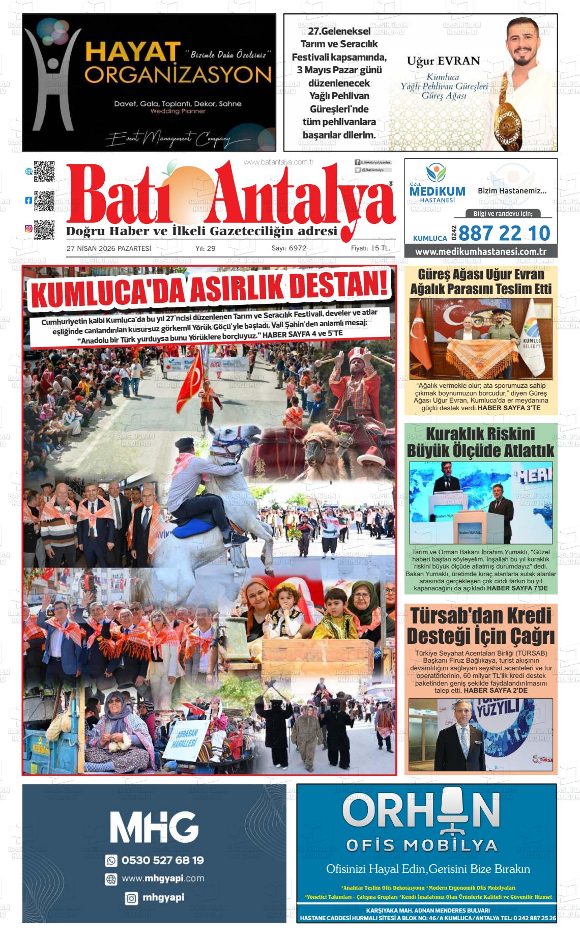 Antalya Bati 27.04.2026
