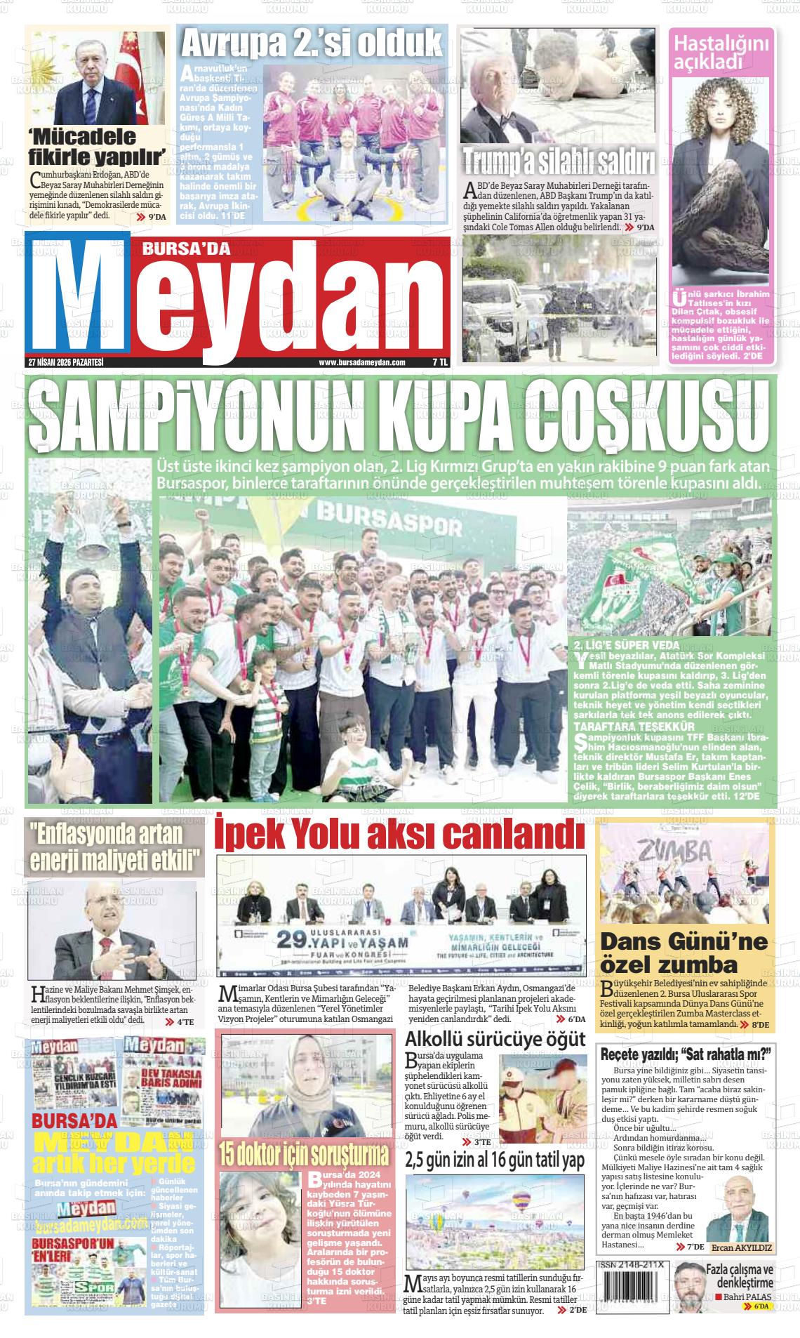 Bursa Dameydan 27.04.2026