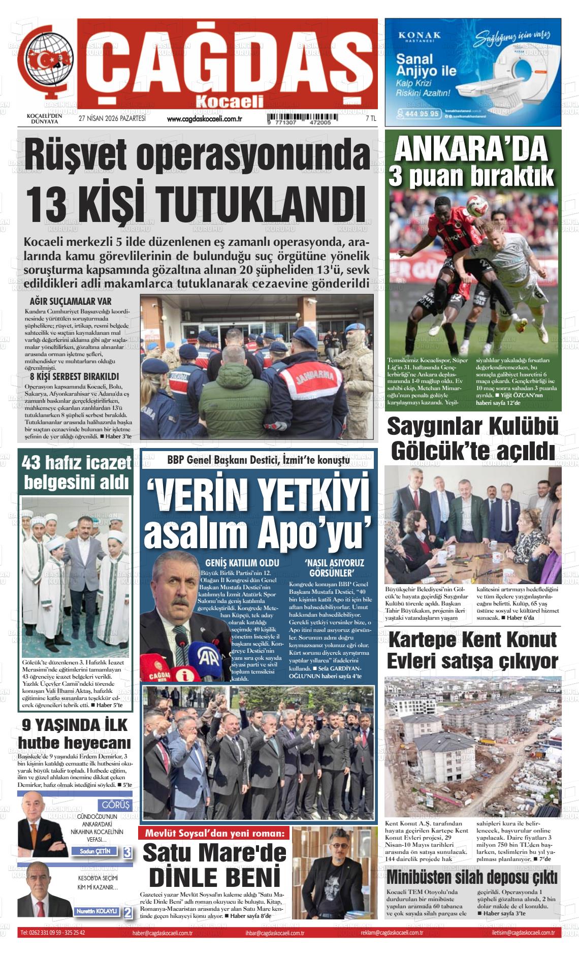 Kocaeli Cagdas 27.04.2026