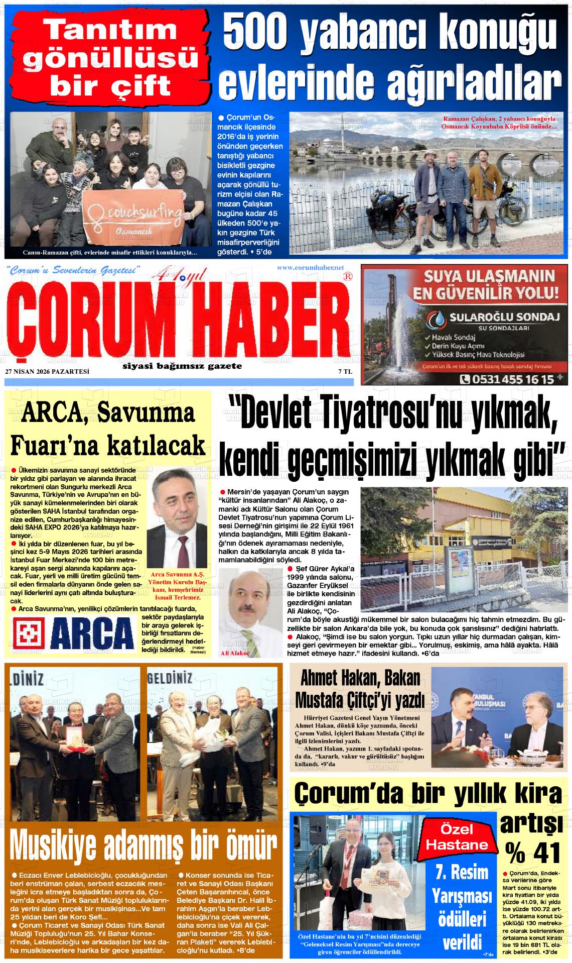 Corum Haber 27.04.2026