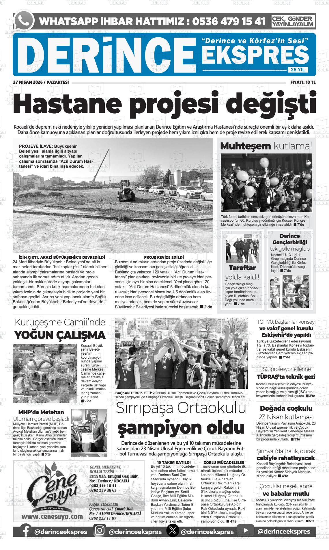 Kocaeli Derinceekspres 27.04.2026