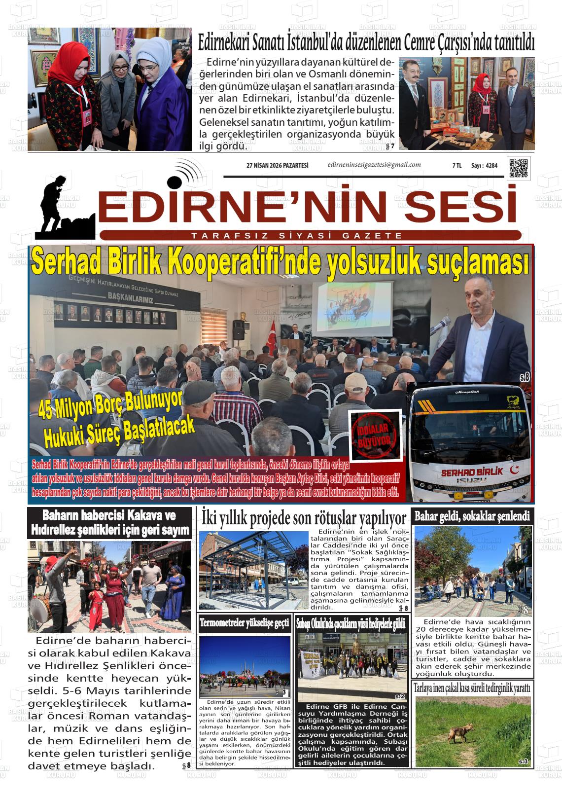 Edirne Star 27.04.2026