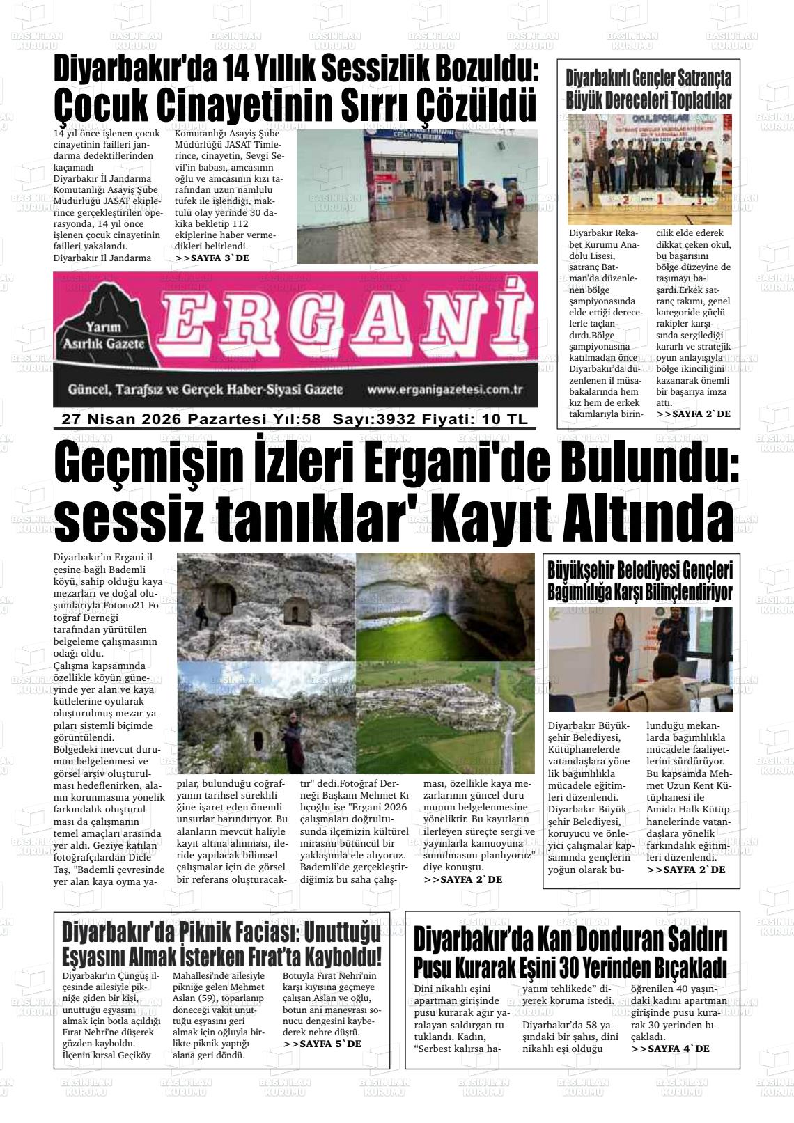 Diyarbakir Ergani 27.04.2026