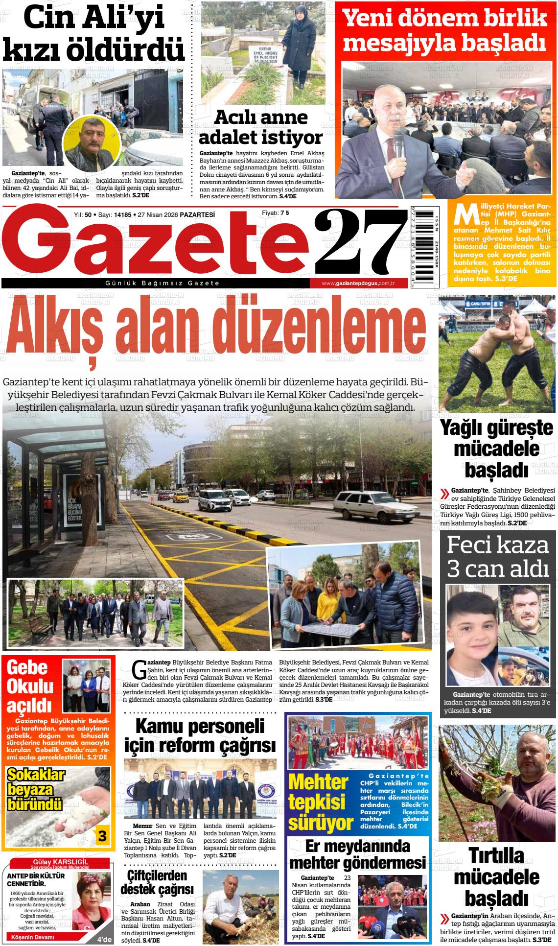 Gaziantep Dogus 27.04.2026