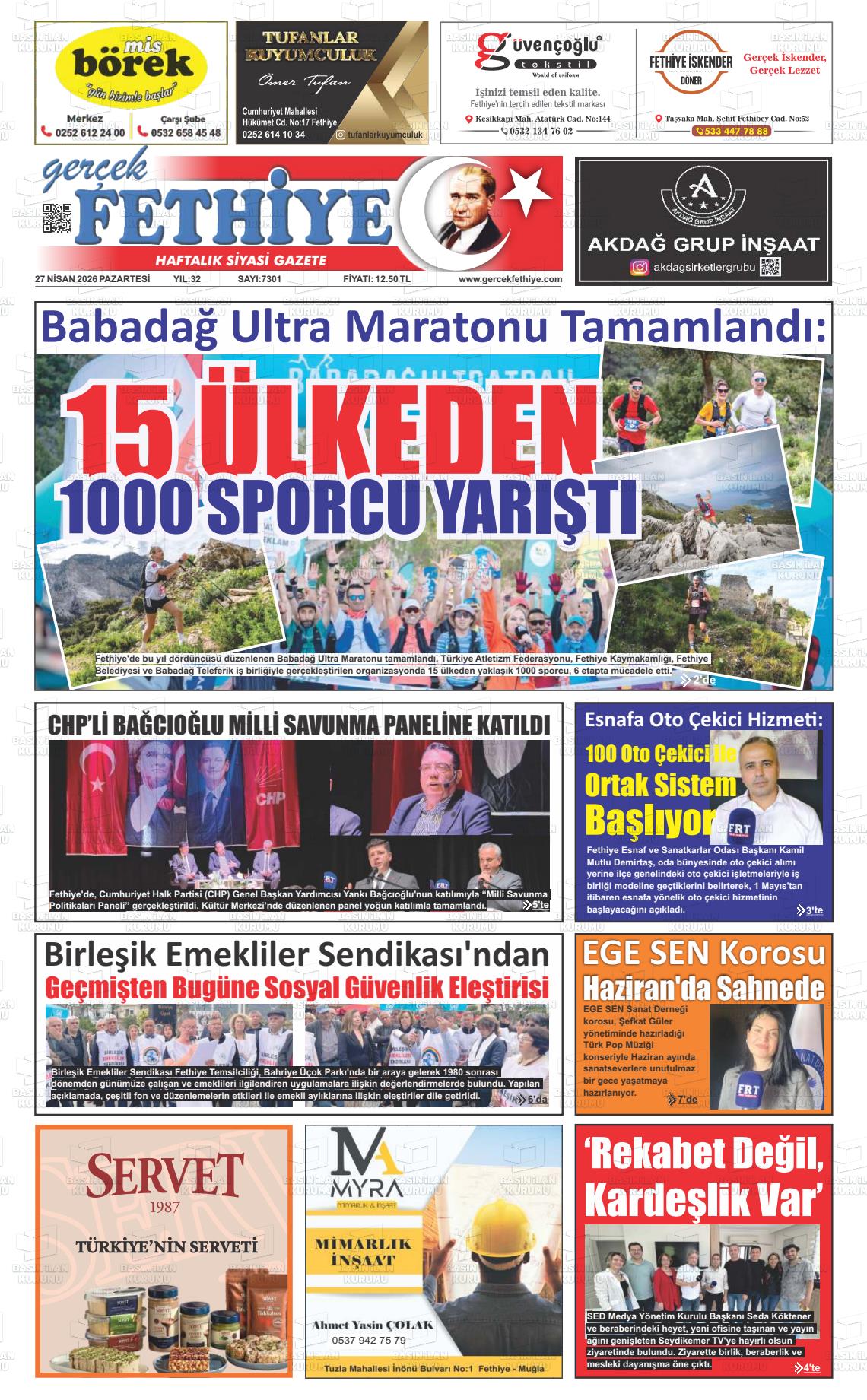 Mugla Gercekfethiye 27.04.2026