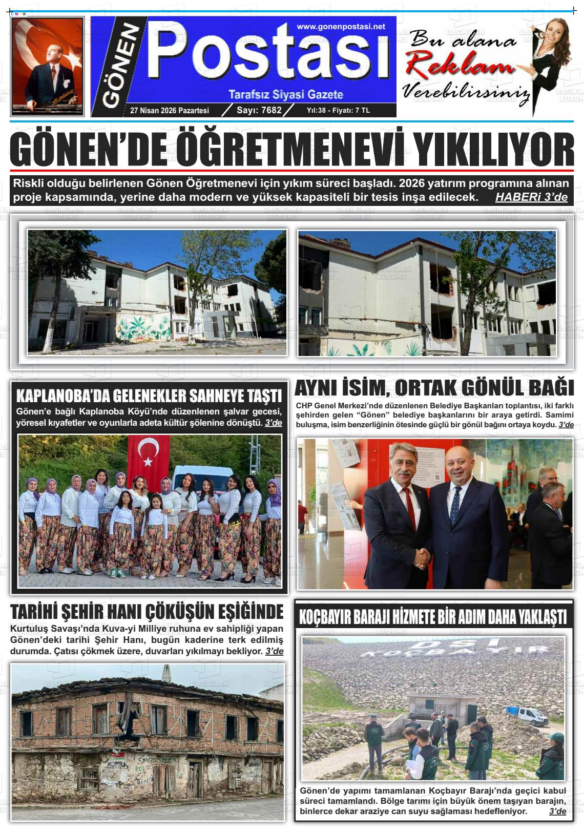 Balikesir Gonenpostasi 27.04.2026