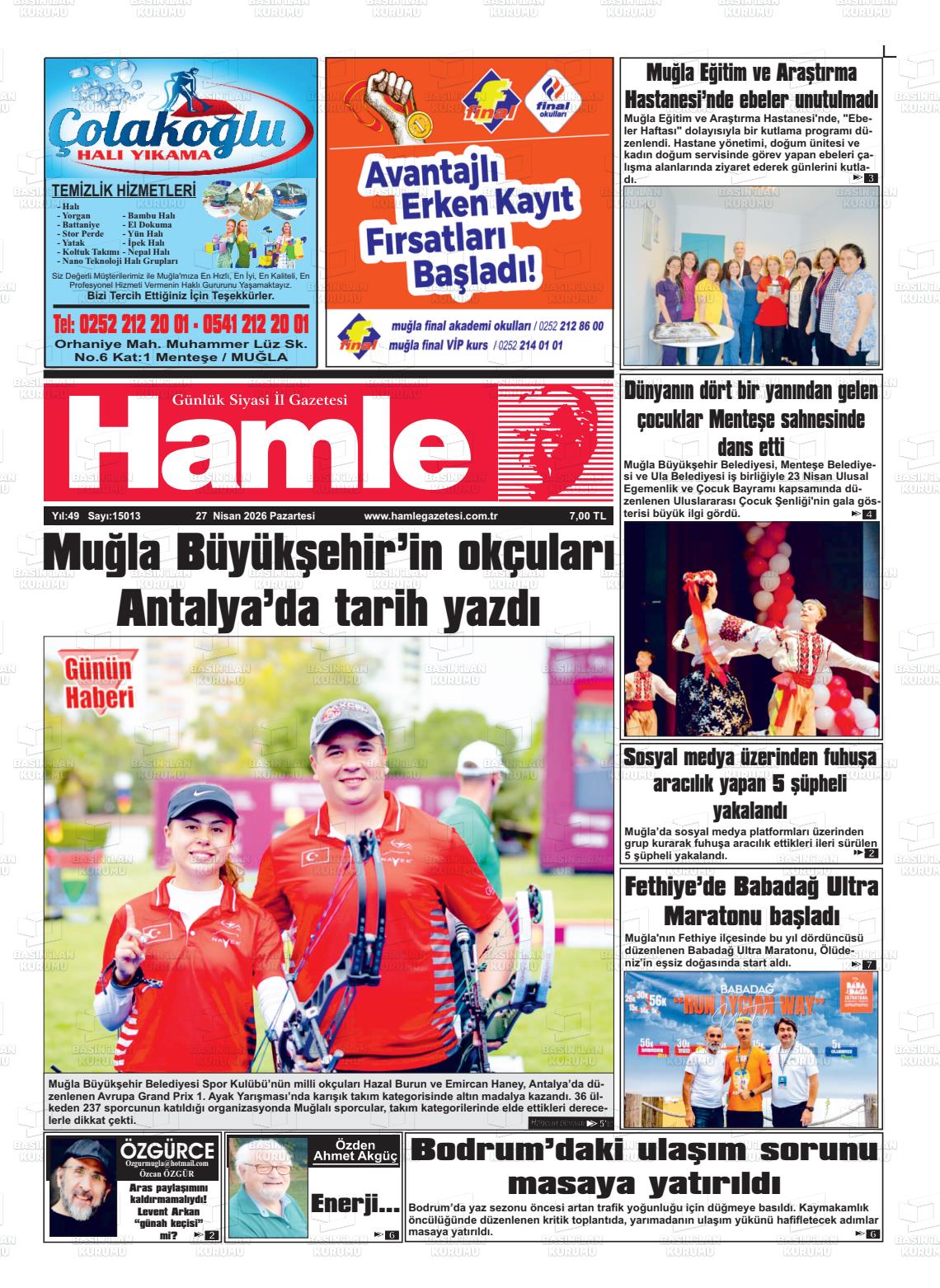 Mugla Hamle 27.04.2026