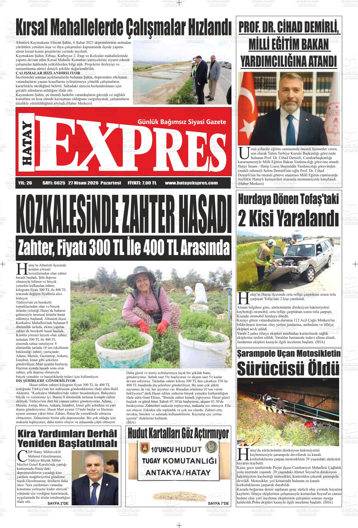Hatay Expres 27.04.2026
