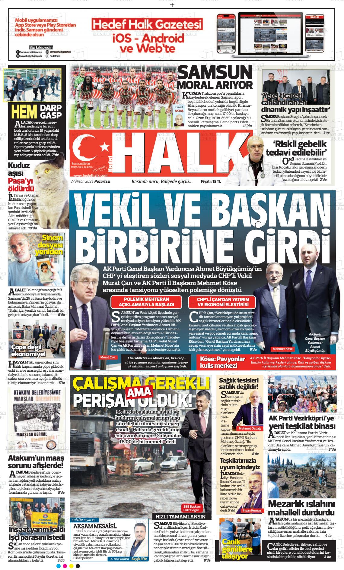 Samsun Hedefhalk 27.04.2026