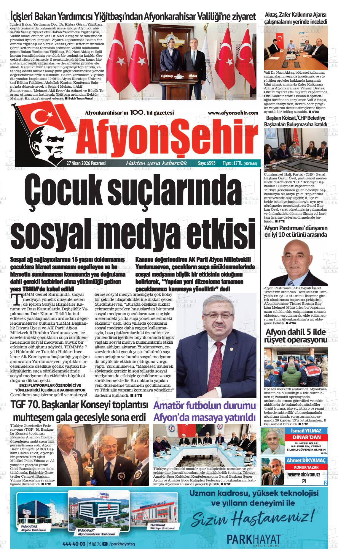 Afyonkarahisar Hisar 27.04.2026