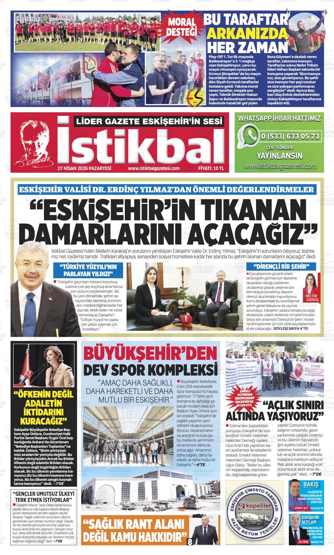Eskisehir Istikbal 27.04.2026