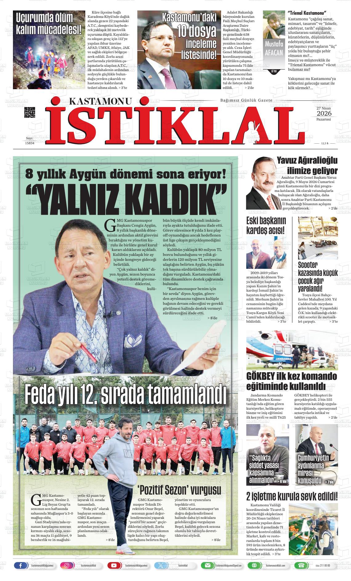 Kastamonu 27.04.2026