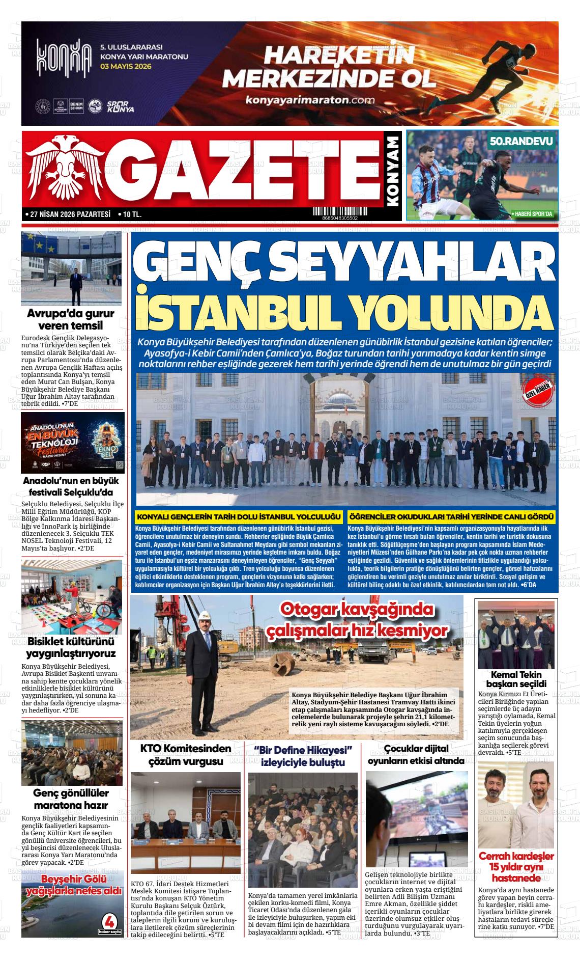 Konya Yenigun 27.04.2026