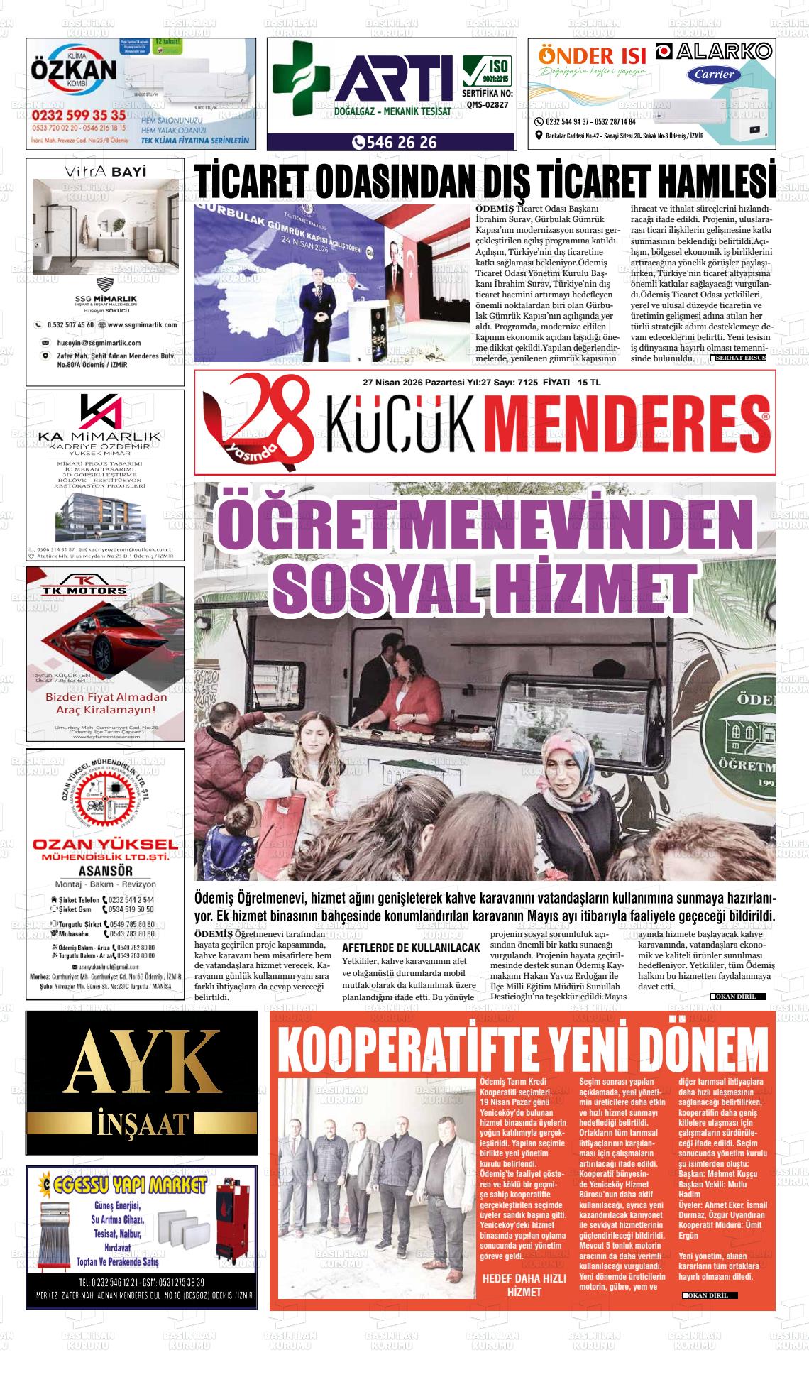 Izmir Kucukmenderes 27.04.2026