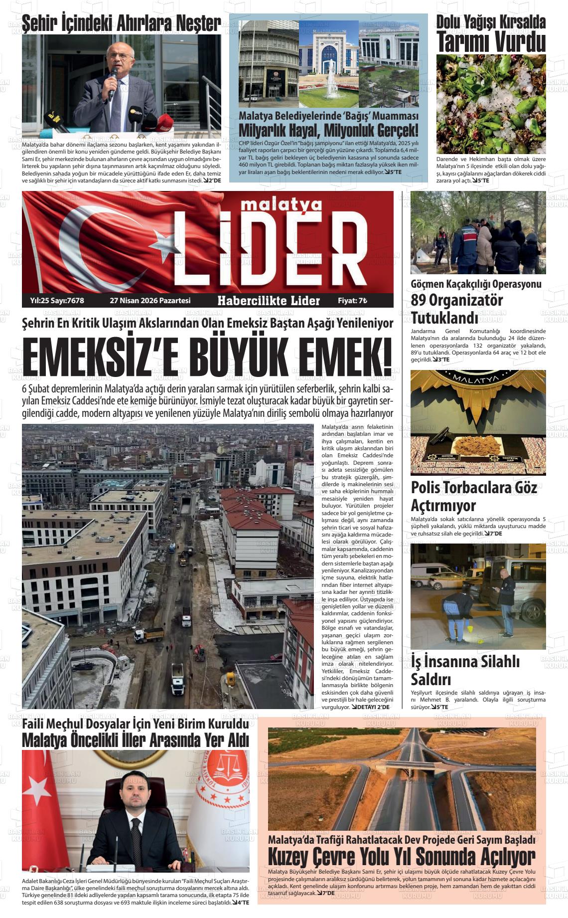 Malatya Sonsoz 27.04.2026