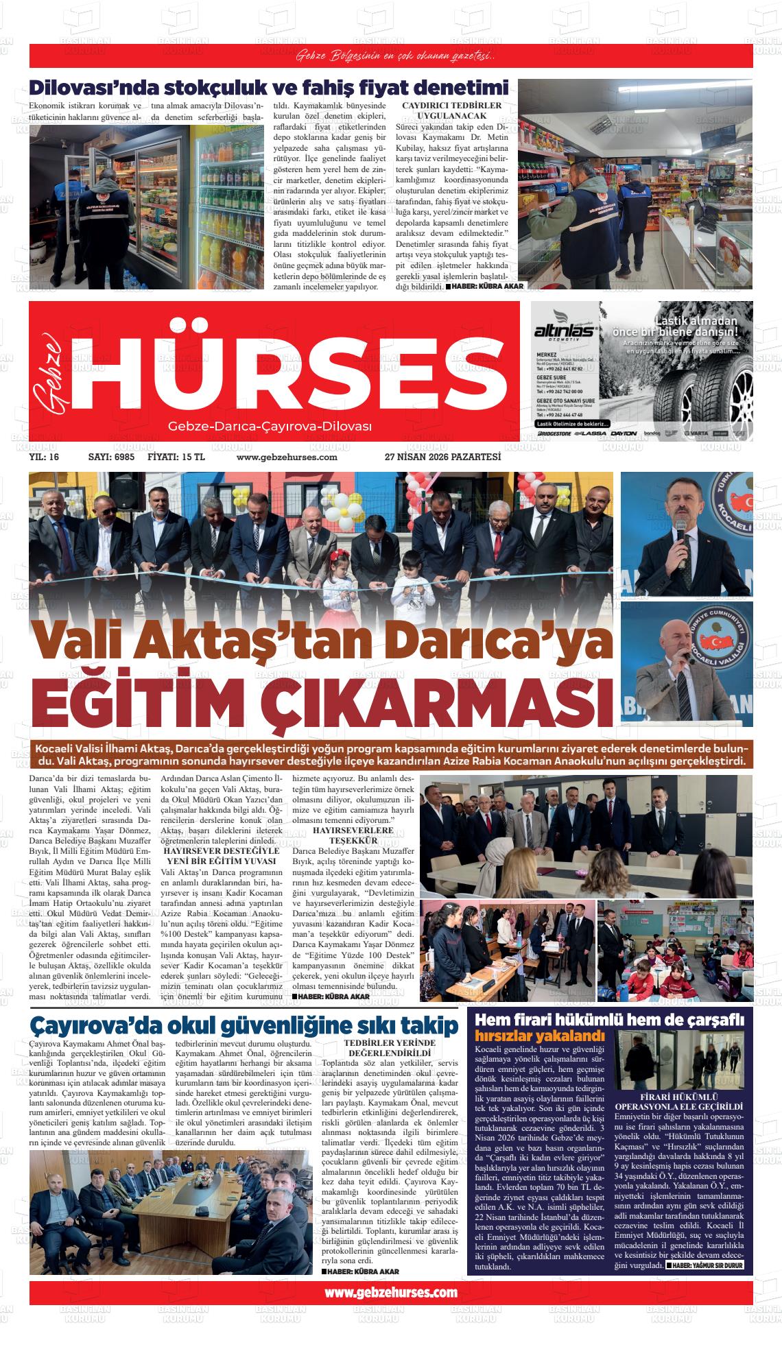 Kocaeli Marmaragebze 27.04.2026