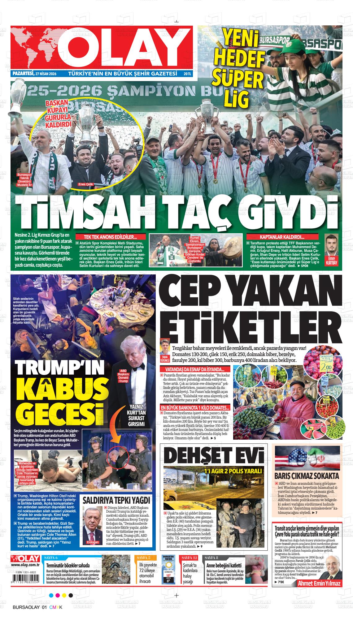 Hatay Olay 27.04.2026