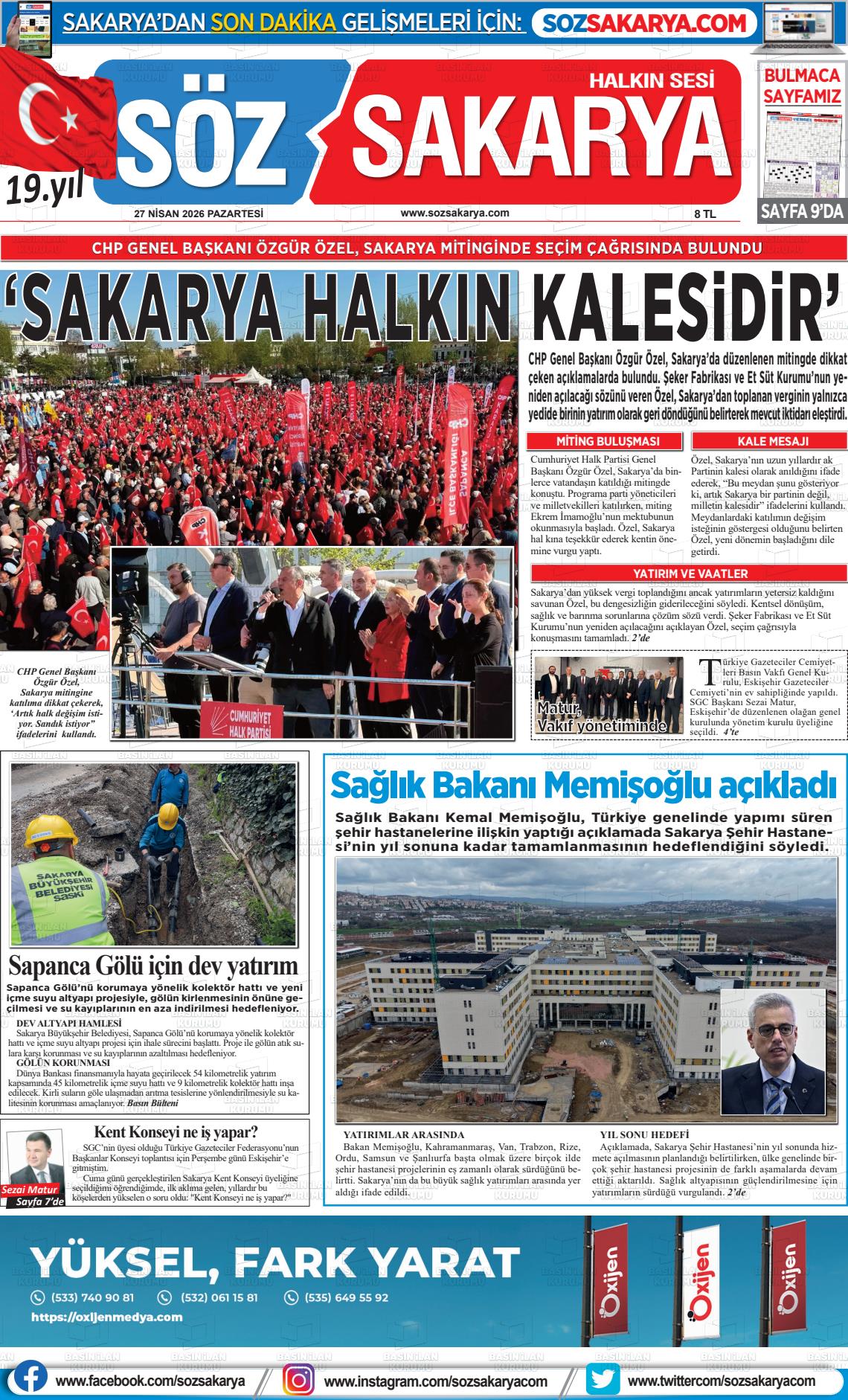 Sakarya Halk 27.04.2026