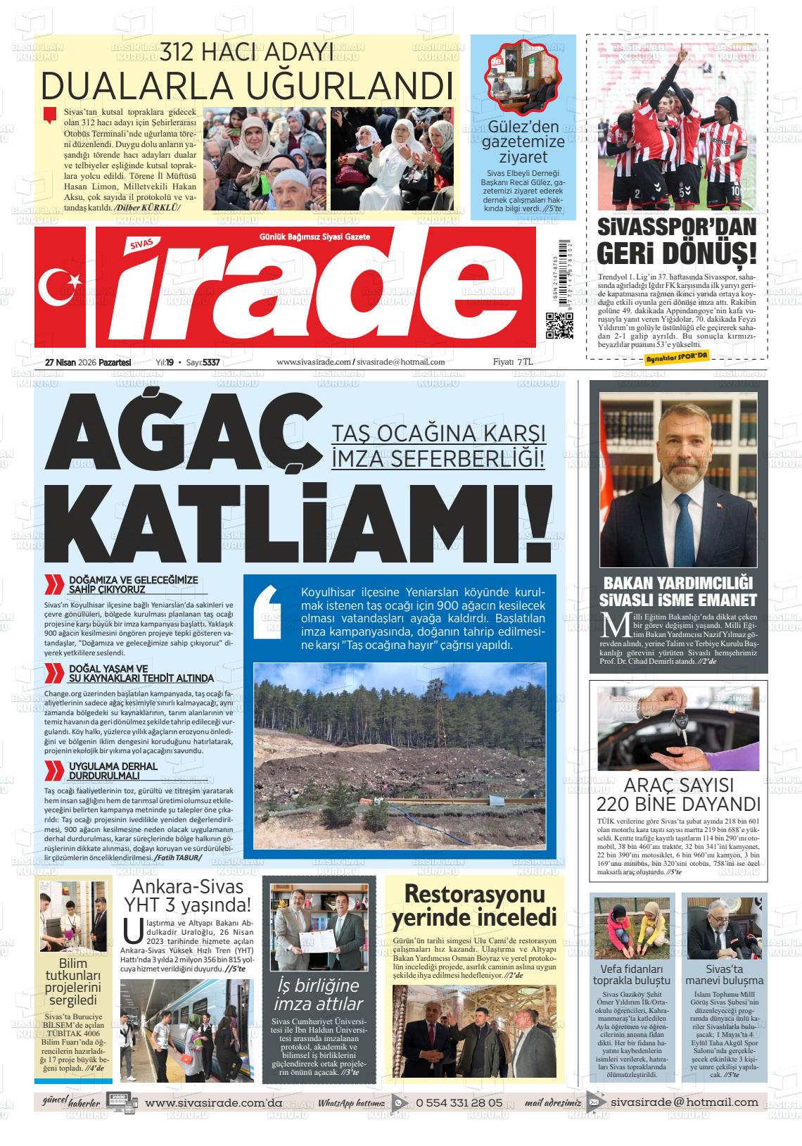 Sivas Irade 27.04.2026