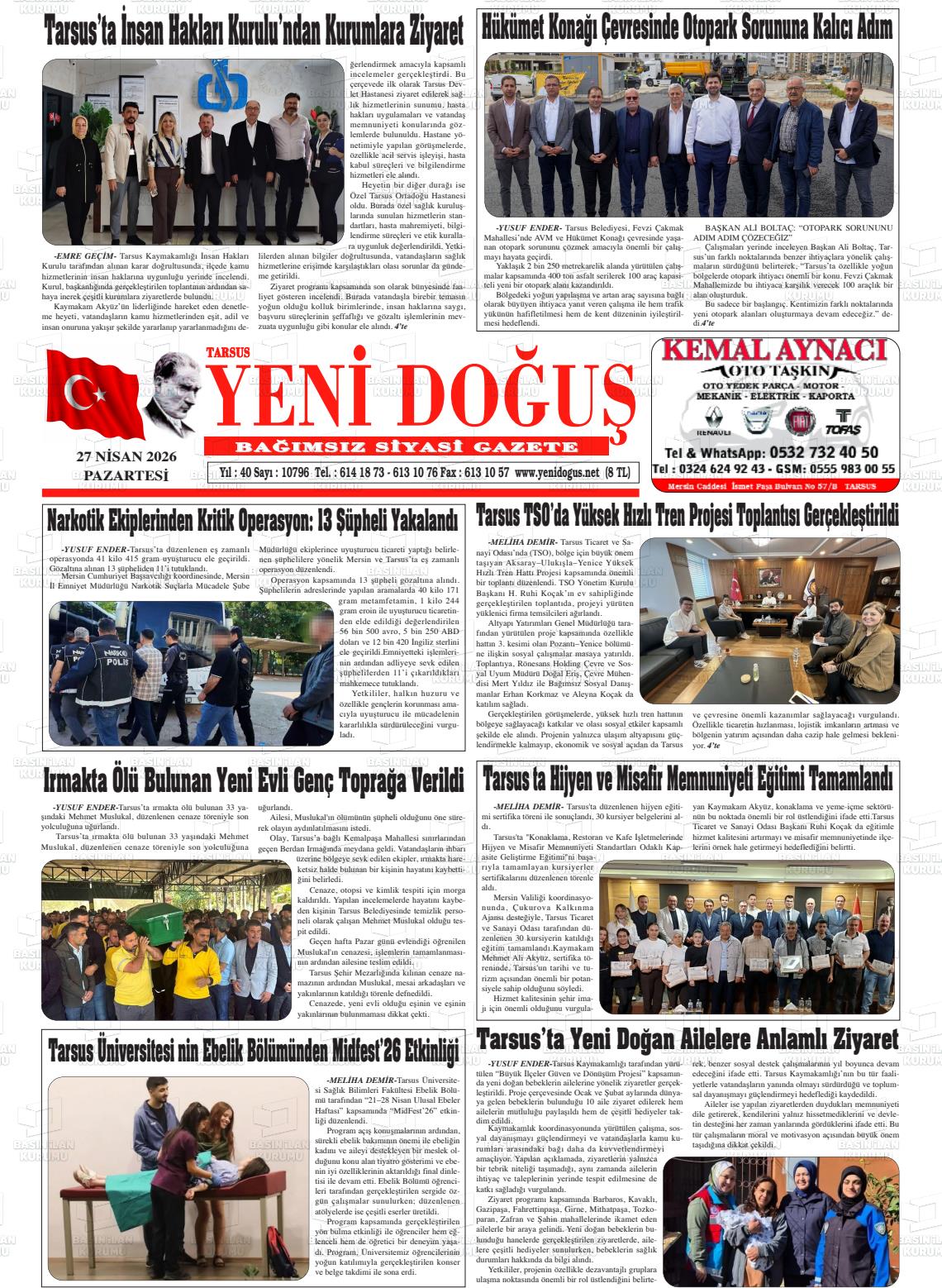 Mersin Tarsusyenidogus 27.04.2026