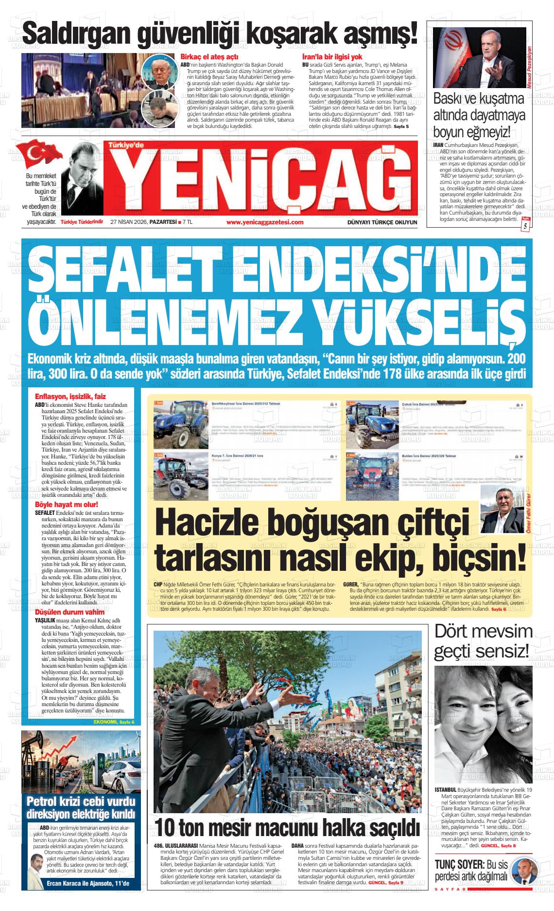 Istanbul Turkiyedeyenicag 27.04.2026
