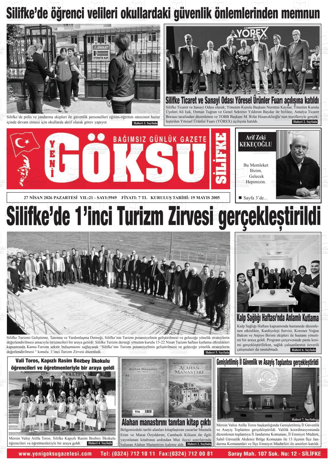 Mersin Yenigoksu 27.04.2026