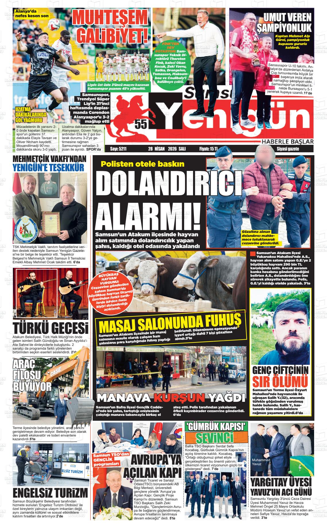 Samsun 55 Yenigun 28.04.2026