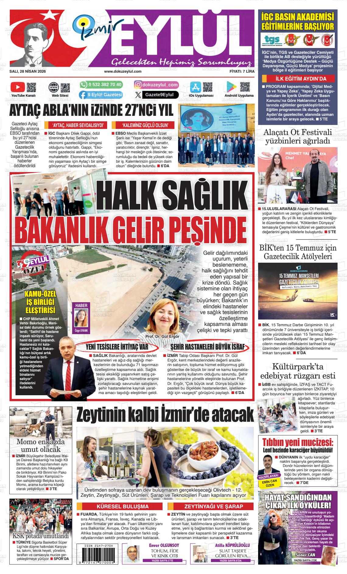 Izmir 9 Eylul 28.04.2026