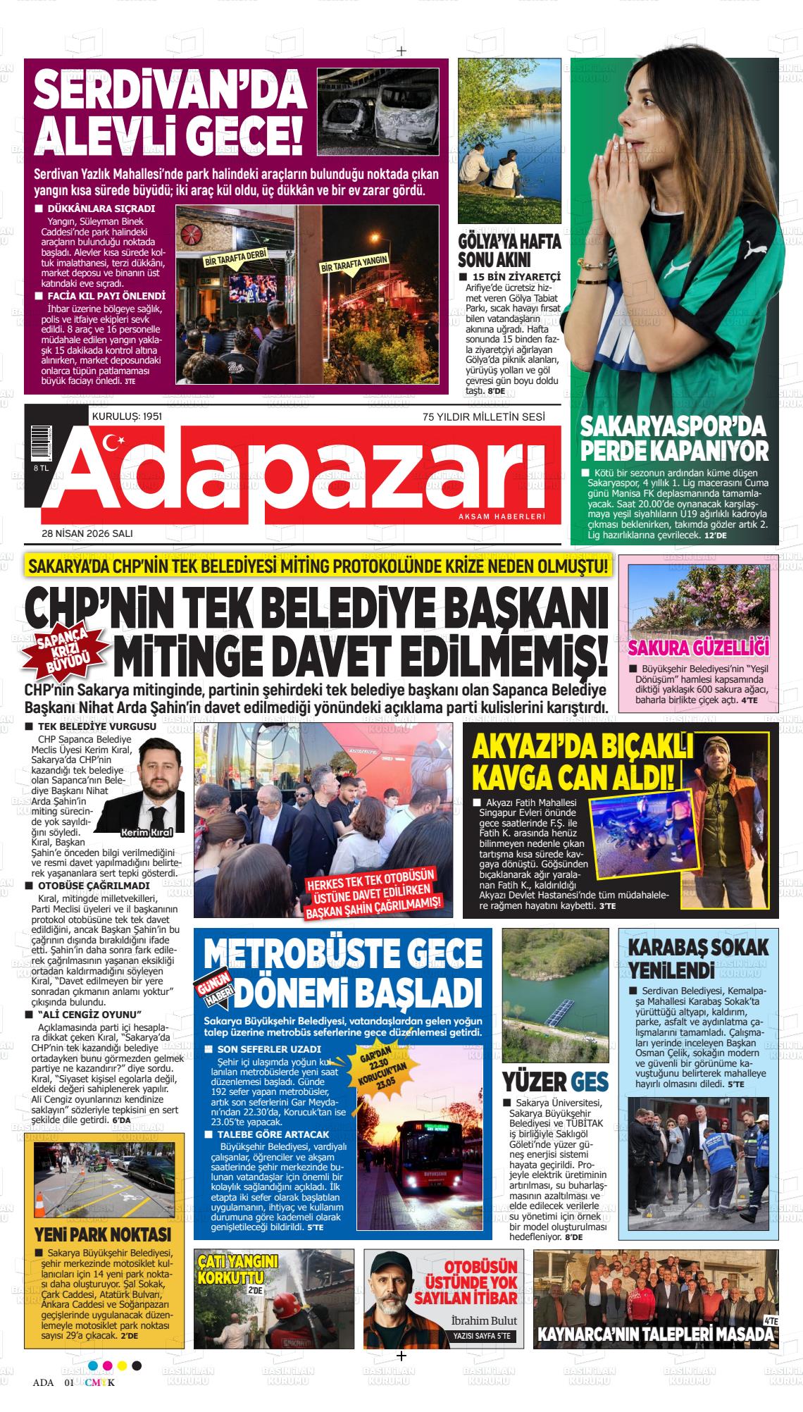 Sakarya Adapazariaksamhaberleri 28.04.2026