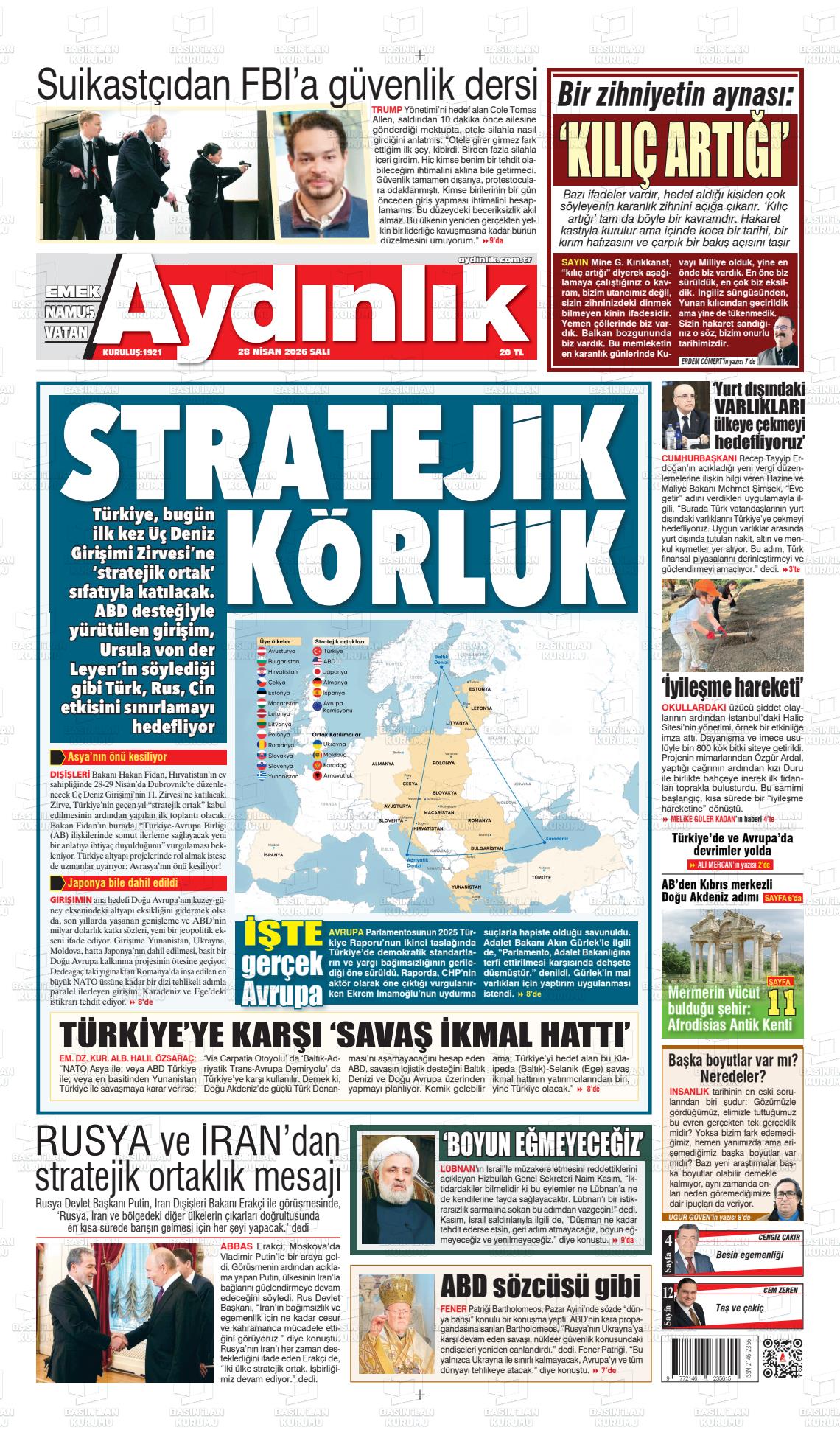 Istanbul Aydinlikvatanemeknamus 28.04.2026