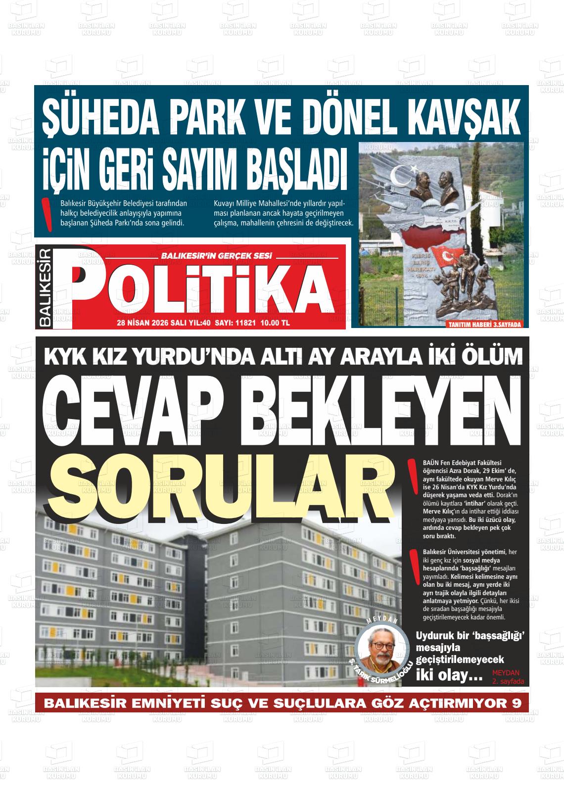 Balikesir Politika 28.04.2026