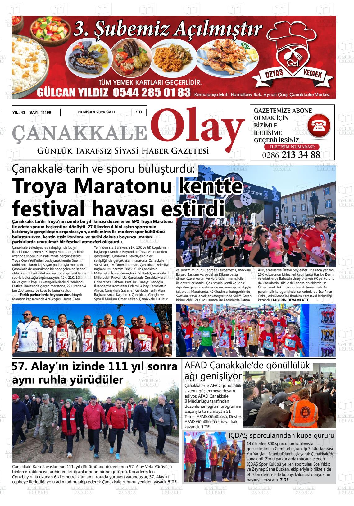 Canakkale Olay 28.04.2026