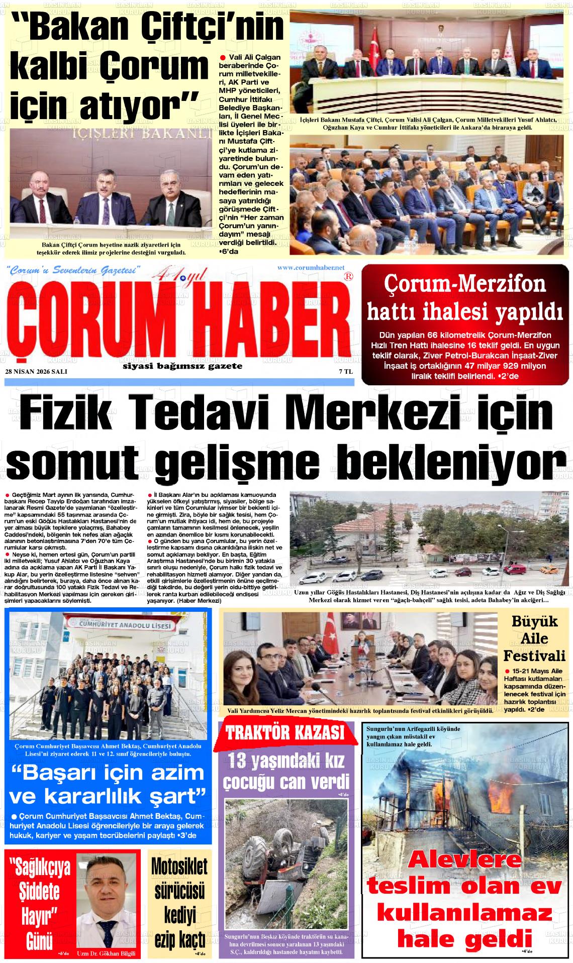Corum Haber 28.04.2026